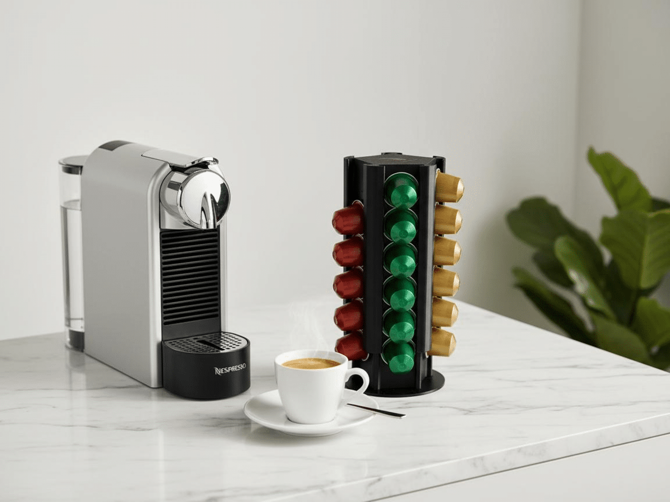 Вращающийся держатель для капсул Nespresso на 30 шт.